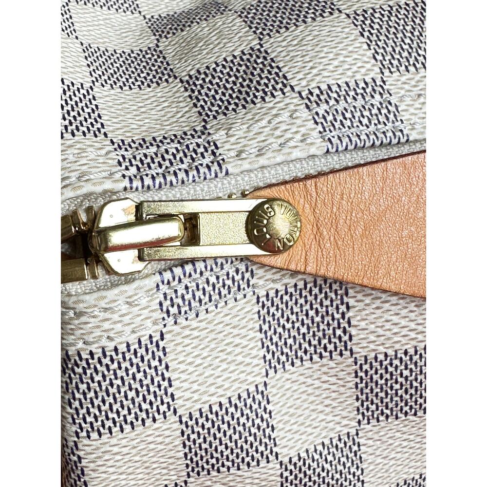 Louis Vuitton Speedy Handbag Damier Azur 35 34899 - Picture 6 of 16